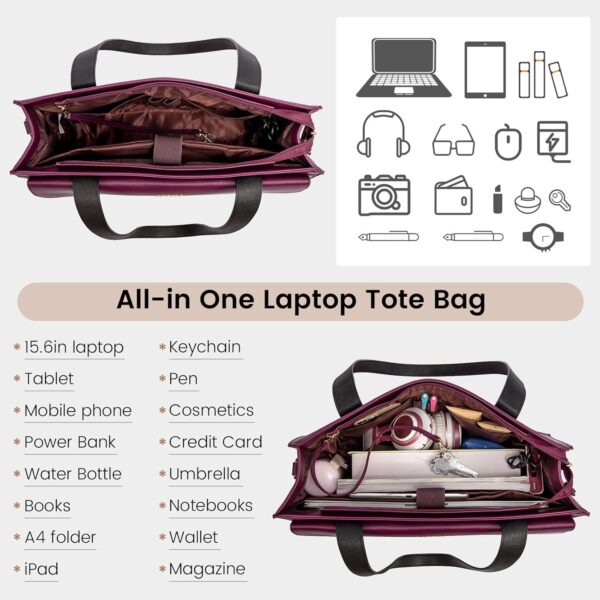 LOVEVOOK Laptop Bag for Women - Image 5