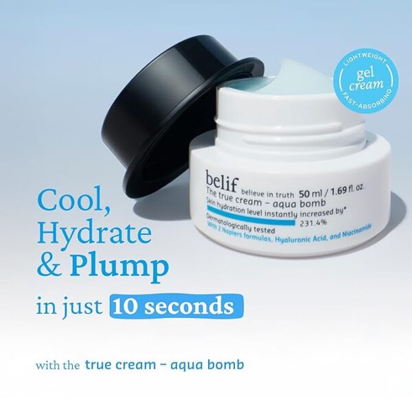 belif Aqua Bomb – Daily Niacinamide Hydrating Moisturizer - Image 6