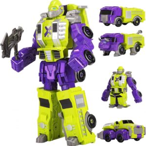 MIEBELY Toddler Robot Vehicles Set - 4Pcs