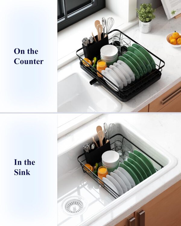 Kitsure Dish Drying Rack for Kitchen Counter - Image 3