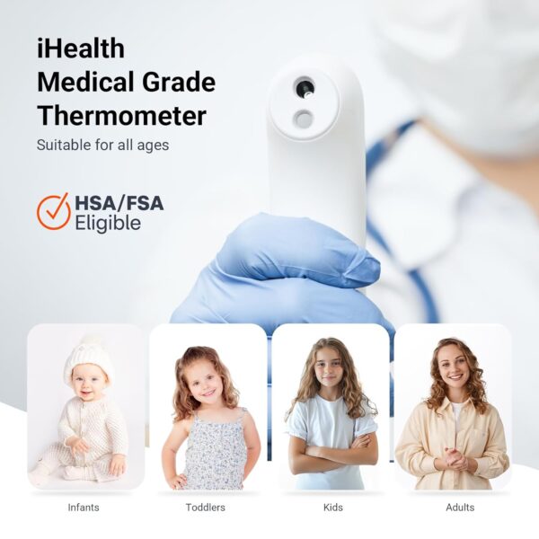 iHealth No-Touch Forehead Thermometer for Babies - Image 3