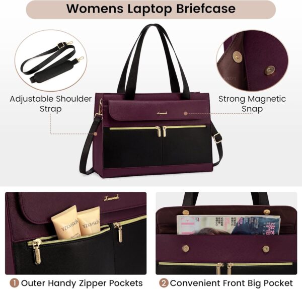 LOVEVOOK Laptop Bag for Women - Image 3