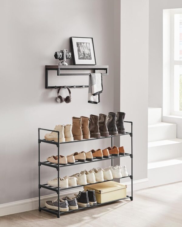 SONGMICS Shoe Rack, 4-Tier Shoe Organizer - Image 2