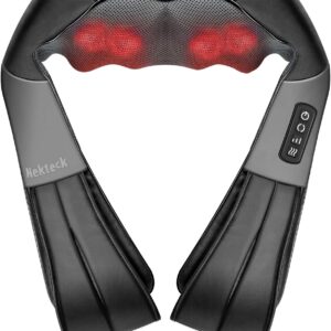 Nekteck Shiatsu Neck Massager for Pain Relief