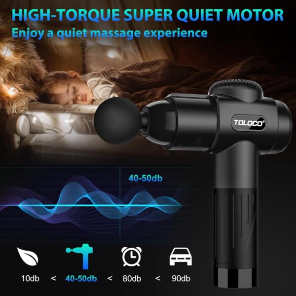 TOLOCO Massage Gun, Deep Tissue Back Massage - Image 6