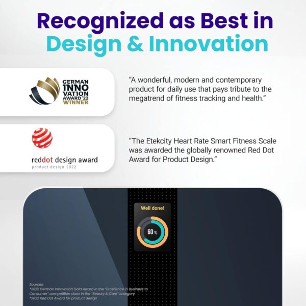 Etekcity Smart Scale for Body Weight Fat - Image 2