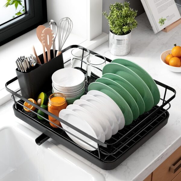 Kitsure Dish Drying Rack for Kitchen Counter - Image 6