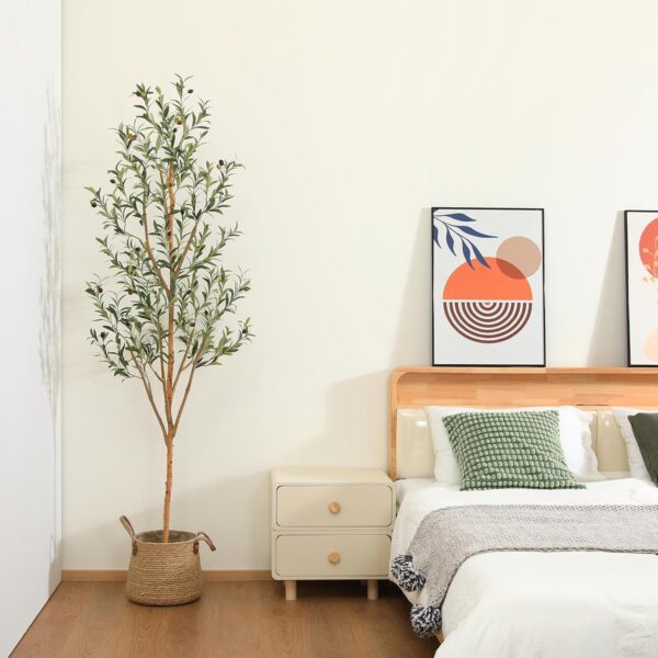 Kazeila Artificial Olive Tree 6FT - Image 2