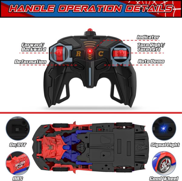 BLUEJAY Transform Rc Cars for Boys - Image 2