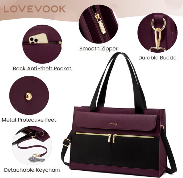 LOVEVOOK Laptop Bag for Women - Image 4