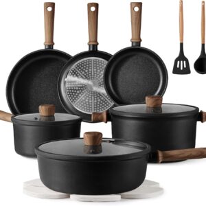 Cookware Set 16pcs Kitchen , Pot and Pan Non Stick