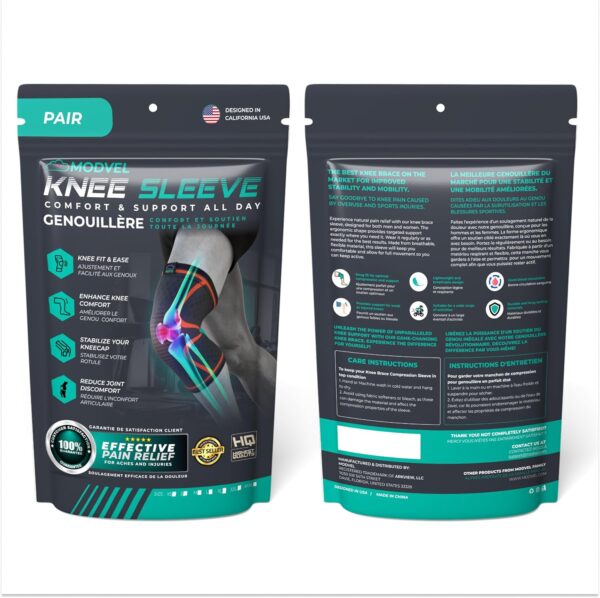 Modvel Compression Knee Brace 2pack - Image 2