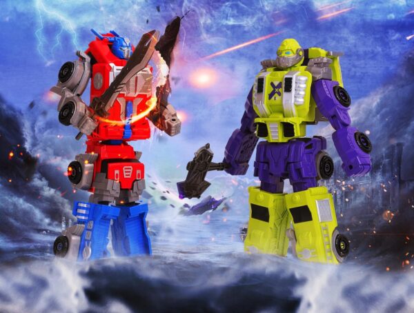 MIEBELY Toddler Robot Vehicles Set - 4Pcs - Image 4