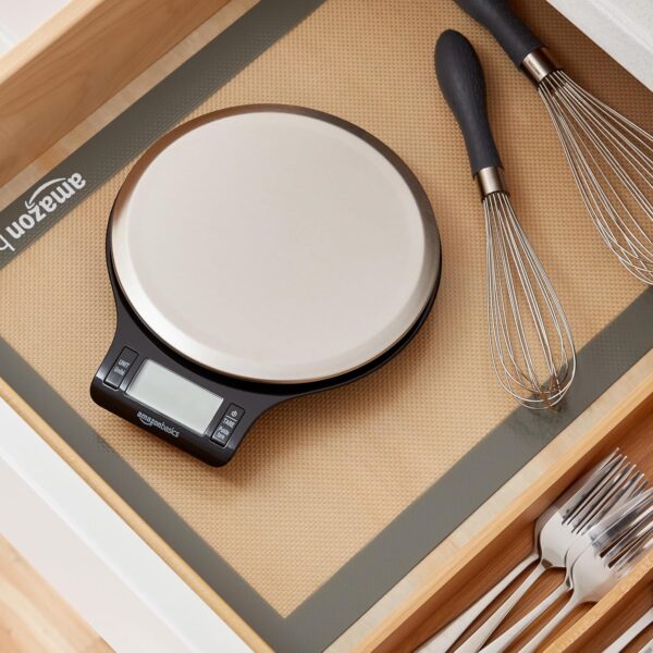 Digital Kitchen Scale with LCD Display, Stainless Steel - Image 4