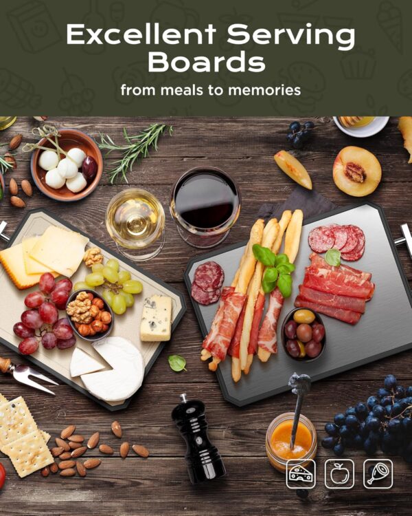 SNOWCLAD Stainless Steel Cutting Board,Double Sided - Image 4