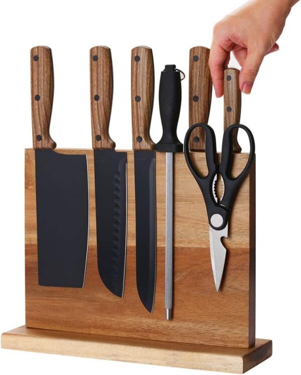 Home Kitchen Magnetic Knife Block Holder - Image 4