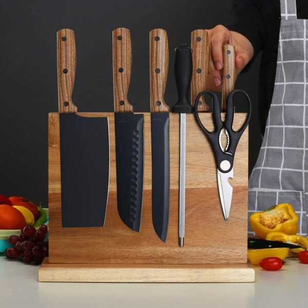 Home Kitchen Magnetic Knife Block Holder - Image 6