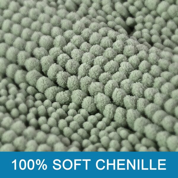 H.VERSAILTEX Sage Bathroom Rugs - Image 5