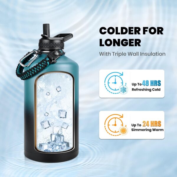 One Gallon Water Bottle Insulated - Image 6