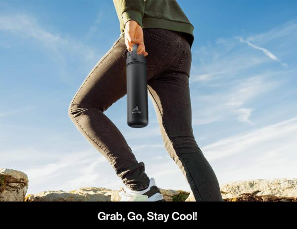26 oz Insulated Water Bottle with 2-in-1 - Image 8