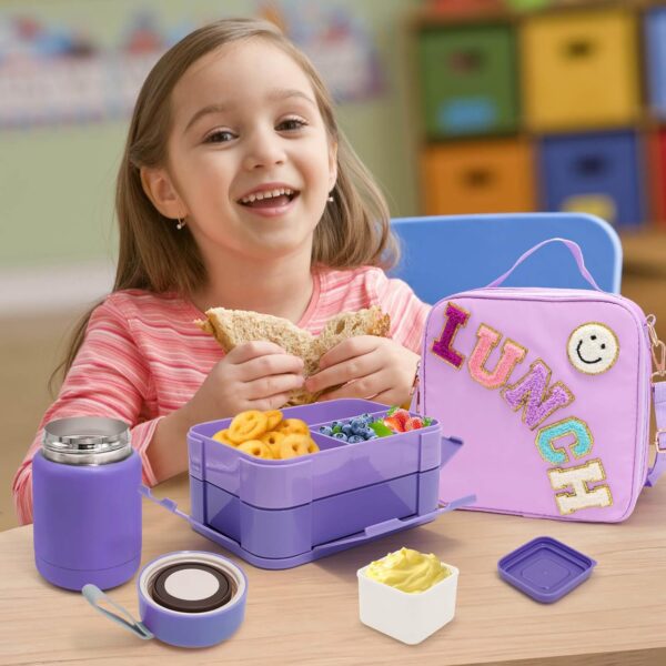 Preppy Lunch Box with 6 Compartment - Image 5