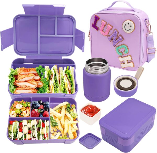 Preppy Lunch Box with 6 Compartment