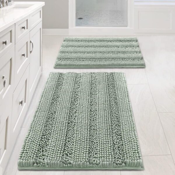 H.VERSAILTEX Sage Bathroom Rugs - Image 7
