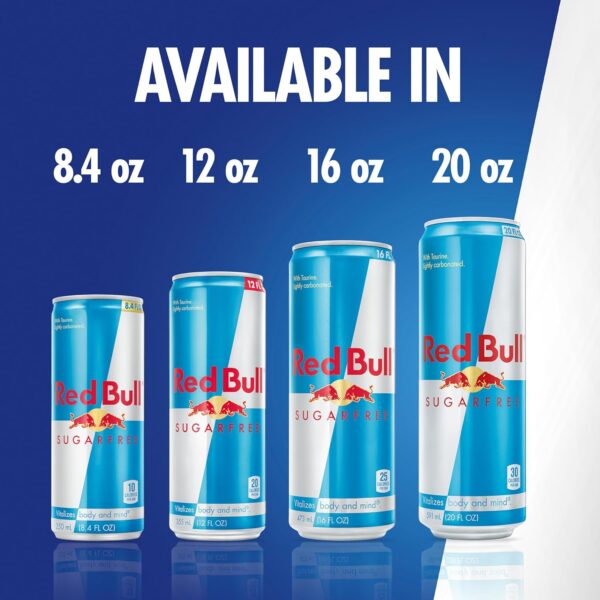 Red Bull Sugar Free Energy Drink 12pack - Image 4