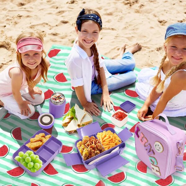 Preppy Lunch Box with 6 Compartment - Image 7