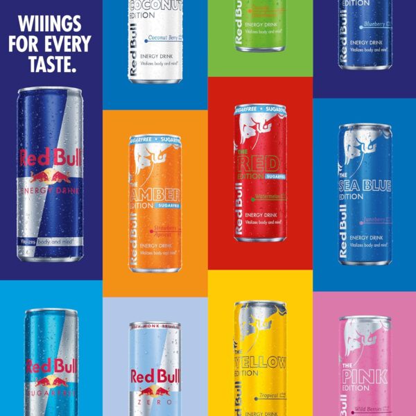 Red Bull Sugar Free Energy Drink 12pack - Image 2